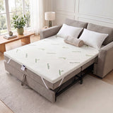 Topper Ortopedic MEMORY 3+3 cm 160x200 cu Husă Detașabilă Bio Bamboo