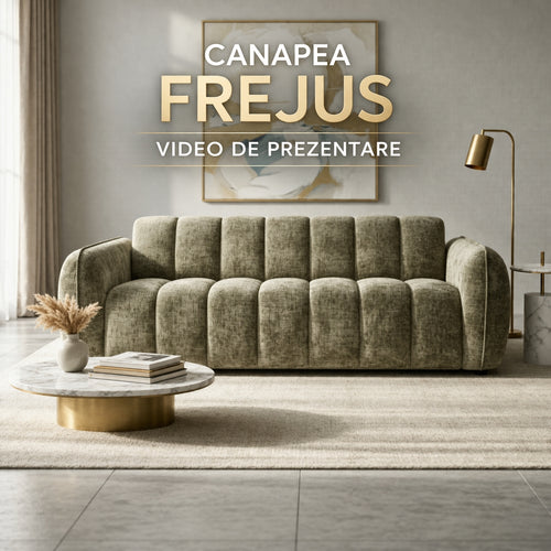 Canapea extensibila CS47 FREJUS C3, cu saltea 140x190cm - imaginea 2