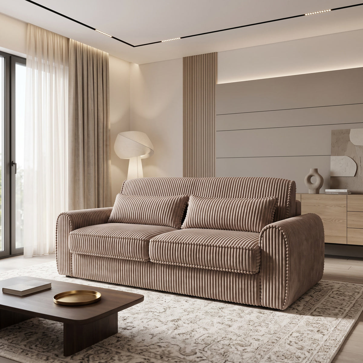 Canapea extensibilă GIOIA C2, cu saltea 120x190x20 cm