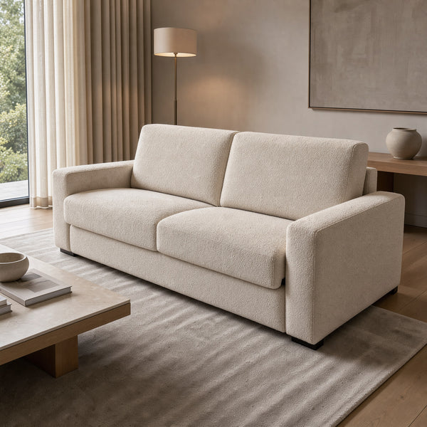 Canapea extensibilă QUINTA C3, cu saltea 140x190x20 cm