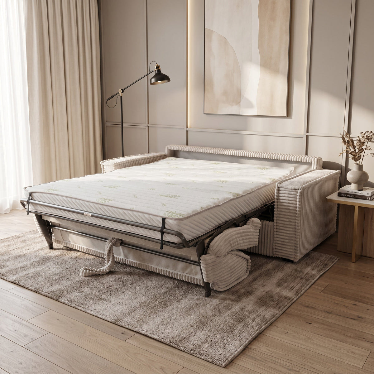 Canapea extensibilă SECONDA C4, cu saltea 160x190x20 cm - imaginea 3