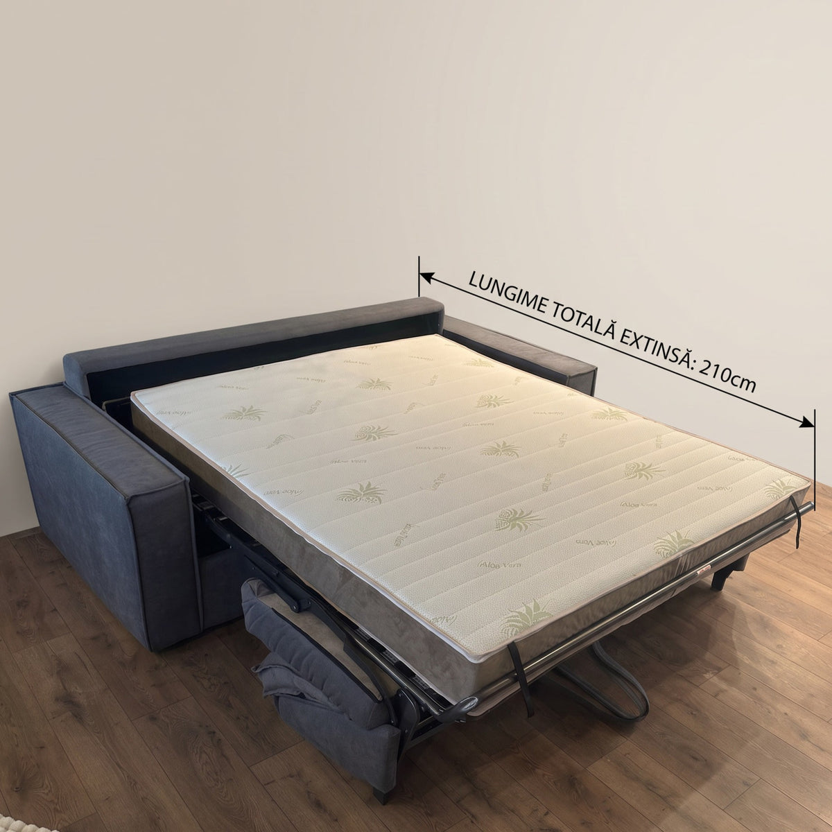 Canapea extensibilă TERTZA C4, cu saltea 160x190x20 cm - imaginea 11