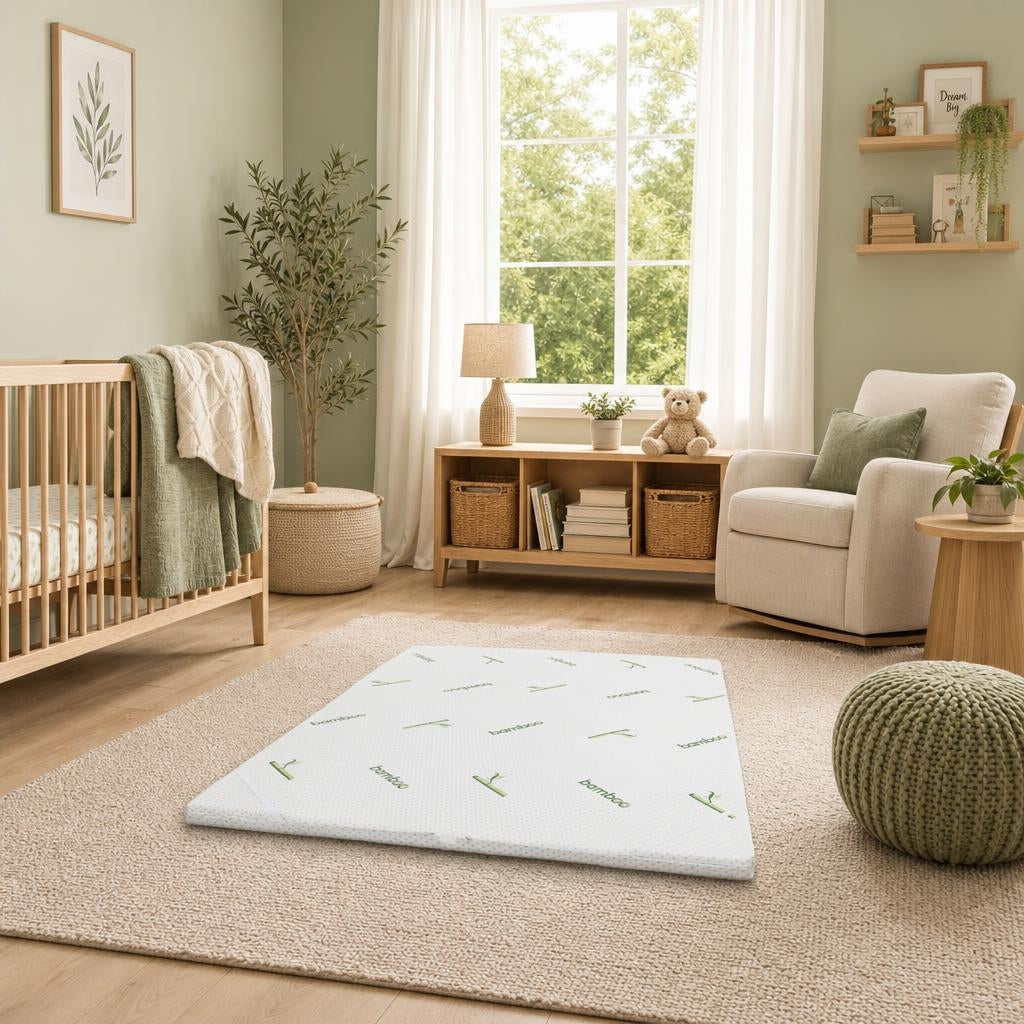 Topper Confort 5 cm cu Husă Detașabilă Bio Bamboo - imaginea 3