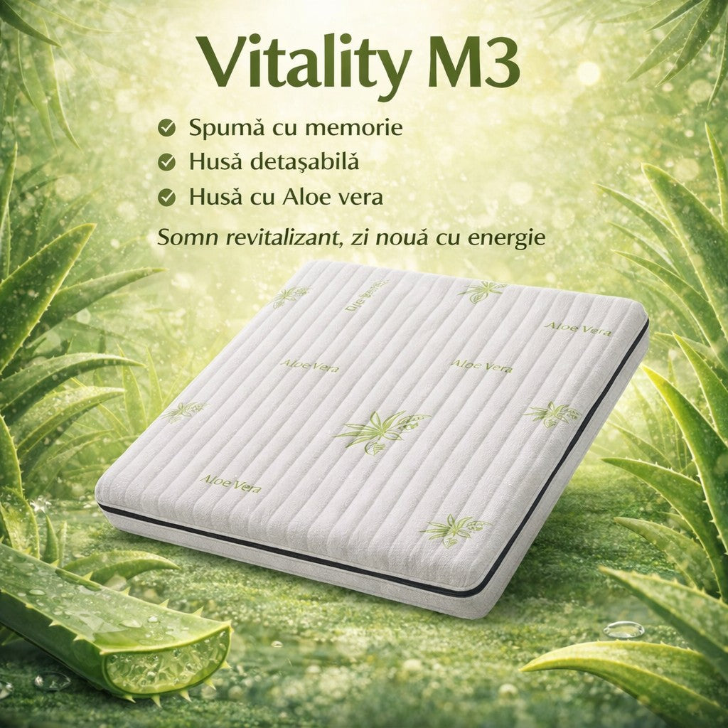 Saltea VITALITY MEMORY 3, 18cm - imaginea 5