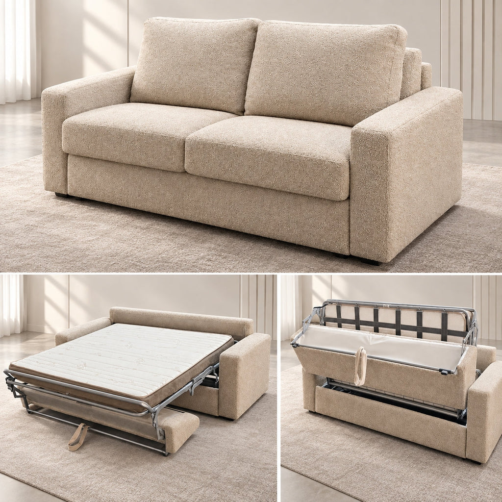 Canapea extensibilă PRIMA C3, cu saltea 140x190x20 cm - imaginea 9