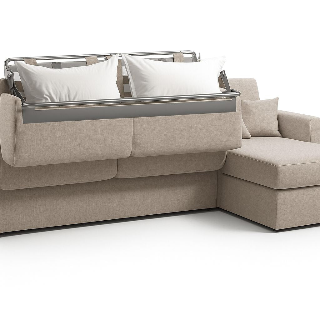 Colțar extensibil Modena 4 locuri cu saltea 140×190 cm, reversibil stânga/dreapta (C3+M) - imaginea 6