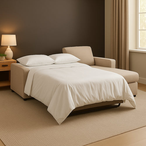 Colțar extensibil Modena 4 locuri cu saltea 140×190 cm, reversibil stânga/dreapta (C3+M) - imaginea 2