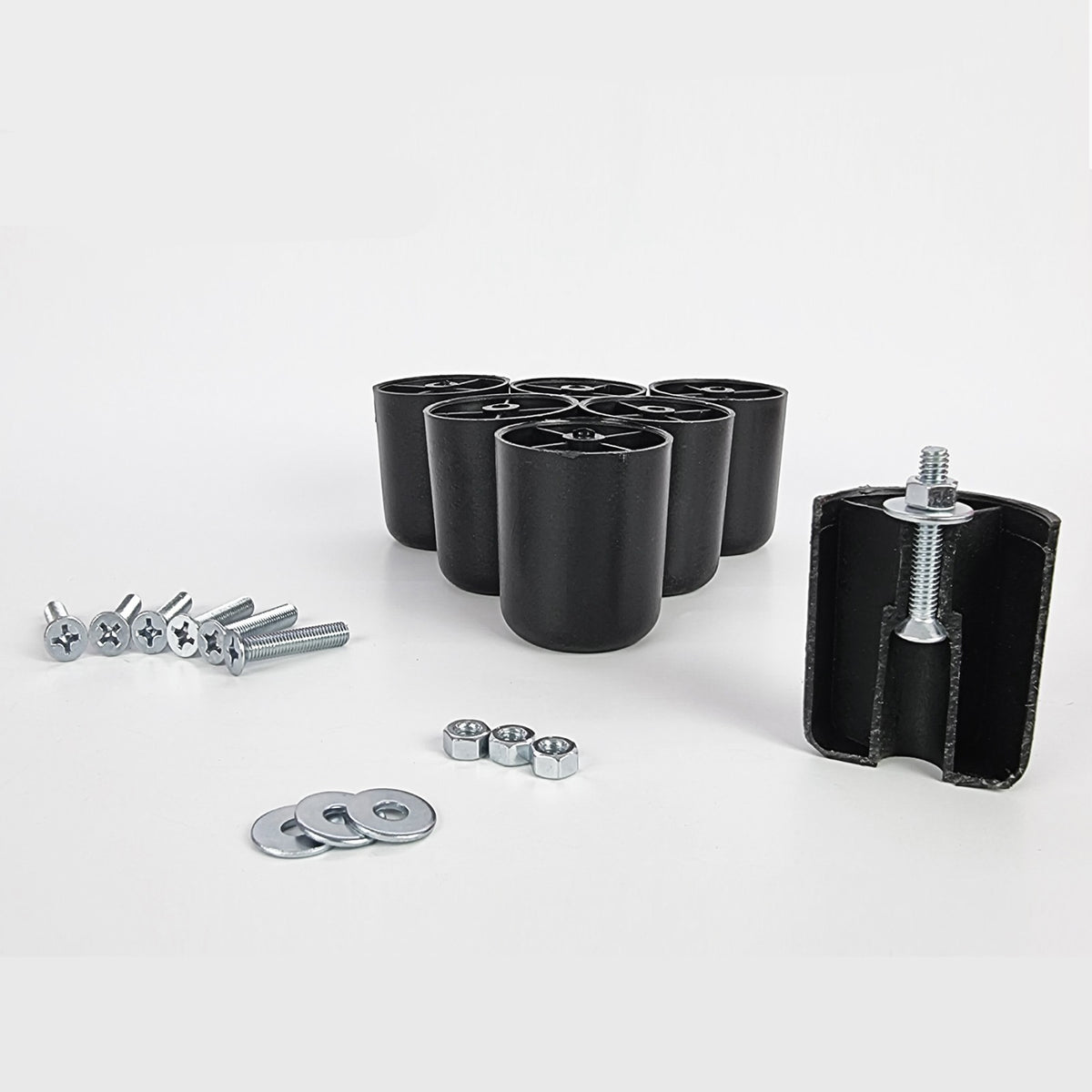 Set 7 Picioare Pentru Pat Cu Lada De Depozitare, H=5cm