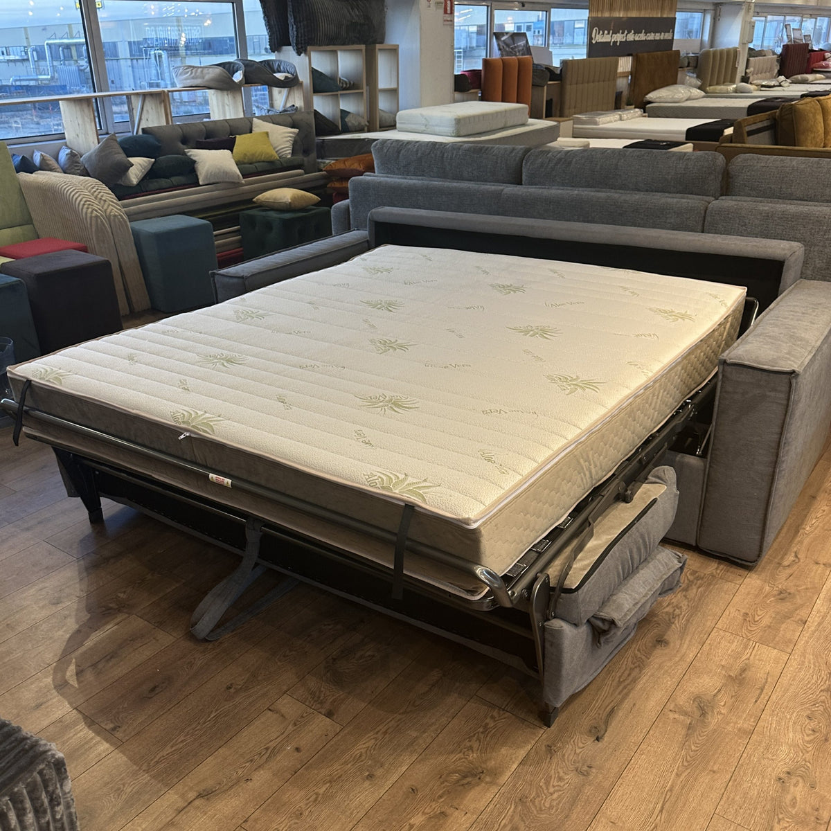Canapea extensibilă TERTZA C2, cu saltea 120x190x20 cm - imaginea 8