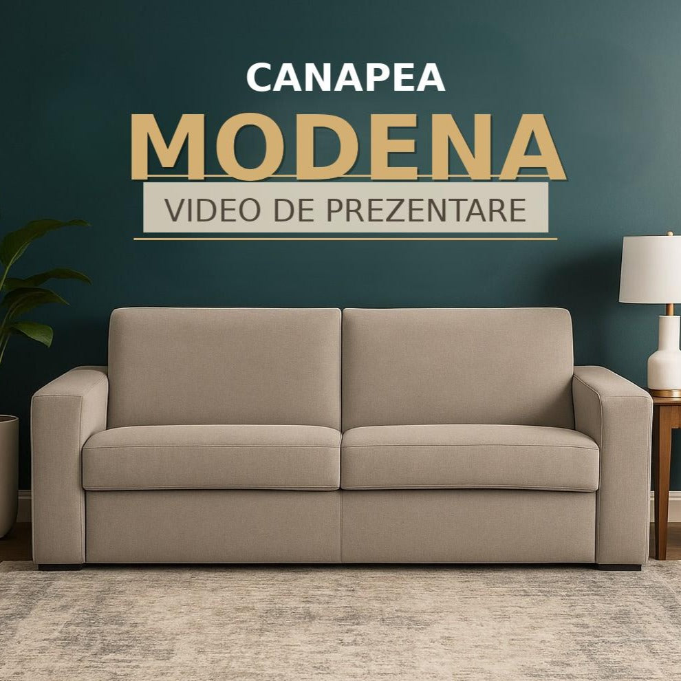 Canapea extensibila MODENA C3, cu saltea 140x190cm - imaginea 6